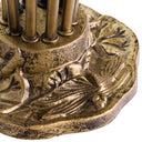 21.5"H Hand Painted Glass 10 Lily Downlight Accent Lamp