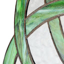 11.75" H Trinity Knot Celtic Stained Glass Window Panel