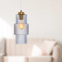 9.75"H Parker Pillar Shade Pendant Light