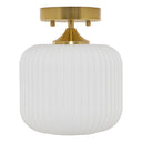 10.25"H Jeanine Globe Ceiling Light