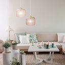 7.25"H Gael Retro Globe Shade Pendant Light