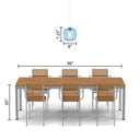7.25"H Gael Retro Globe Shade Pendant Light