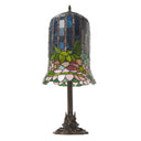 26" H Pond Lily Tiffany-Style Stained Glass Table Lamp