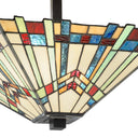 16" Orson Craftsman Semi-Flush Mount Ceiling Fixture