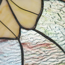 17.5"H Ginkgo Leaf Stained Glass Window Panel