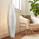 43.5"H Oversized Punched Metal 2-Light Floor Lamp
