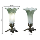 8" H Lily Glass Accent Lamp