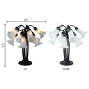 21" H Lily 10 Light Table Lamp
