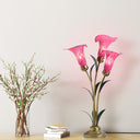 23.5"H Hand Blown Glass 3 Calla Lily Uplight Accent Lamp