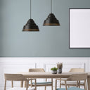 14" W 1-Light Aden Metal Pendant