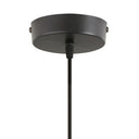 Leslie 11.8" Black Satin Painted Cone-Shaped Pendant Lamp