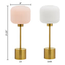 21"H Eagan Globe Shade Table Lamp