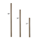 21" Ceiling Fan Down Rod 0.5" Standard Diameter. Length Comparison