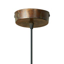 6.25" W 1-Light Betty Metal and Glass Pendant