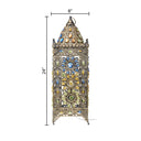 24"H Jeweled Turkish Table Lamp