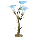 23.5"H Hand Blown Glass 3 Calla Lily Uplight Accent Lamp