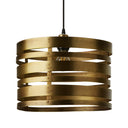 14" W Bruce Gold-Tone Metal Pendant