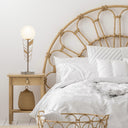 19.5"H Jessie Gold & Silver Globe Shade Table Lamp