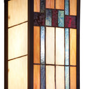 16.25"H Multicolored 1-Light Mission Style Outdoor Sconce