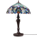 24.5" H Marlowe Multicolor Tiffany-Style Stained Glass Table Lamp -Unlit