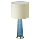 22" H 1-Light Lincoln Glass and Metal Table Lamp