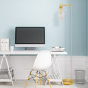 63"H Evans Pillar Shade Floor Lamp