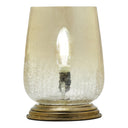 7.9"H Bordeaux Handblown Glass Shade Accent Table Lamp