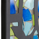 12" W Love Birds Mosaic Stained Glass Window Panel