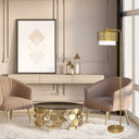 65.25"H Xander Gold Drum Shade Floor Lamp