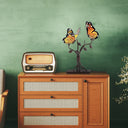 20.5" H Amelia Stained Glass Butterfly Table Lamp