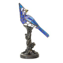 13.5"H Stained Glass Bird Accent Lamp