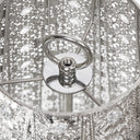 43.5"H Oversized Punched Metal 2-Light Floor Lamp