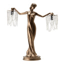 23.75"H Grecian Goddess Beaded  Table Lamp