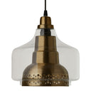 7" Martin Brushed Brass Bell Pendant Light