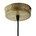 13" W Priscilla Antique Gold Punched Metal Pendant Lamp