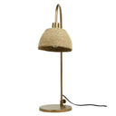 26.75" H Kelsey Dome Shade and Gold Arched Base Table Lamp