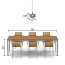 12" W Hilton Metal and Wood Pendant