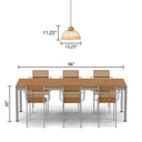 16.25" W 1-Light Josie Wood and Jute Dome Pendant