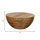 31" Christel Mango Wood Coffee Table
