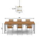 13" W Trudie Clear and Gold Glass and Metal Pendant Light
