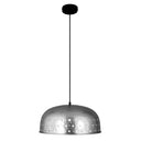 Sybil 17.75"W Star-Shaped Cutout Silver Pendant Light