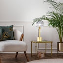 21"H Eagan Globe Shade Table Lamp