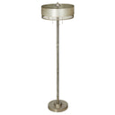 62" H Veronica Aged Silver-Finish Metal Floor Lamp