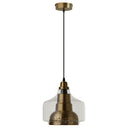 7" Martin Brushed Brass Bell Pendant Light