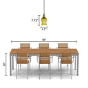 4.5" W 1-Light Gillian Glass and Metal Pendant
