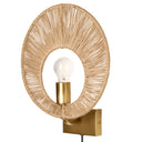 15" H Cass Modern Indoor Plug In Wall Sconce