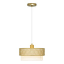 13"W Alena Drum Shade Pendant Light