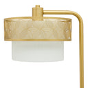 62.25"H Alena Mixed-Material Shade Floor Lamp