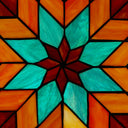 12" H Shelby Stained Glass Window Panel