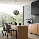 14.5"W Kendall Round Glam Pendant Light with Gold Canopy